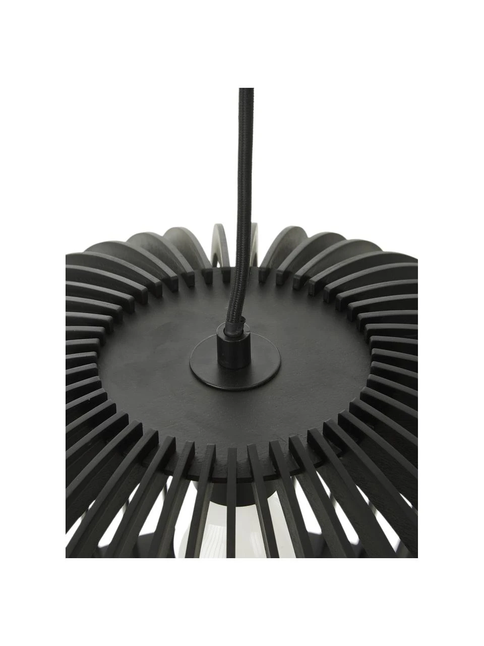 Westwing Collection Moderne Pendelleuchte Avril aus Holz, Ø 45 x H 31 cm 7 Westwing Collection Moderne Pendelleuchte Avril aus Holz, Ø 45 x H 31 cm – Bild 5