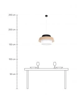 Moderne Pendelleuchte Preto, Ø 55 x H 30 cm -Leuchten Verkaufsladen Moderne Pendelleuchte Preto 2