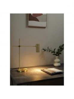 Westwing Collection Moderne Schreibtischlampe Cassandra in Gold, T 47 x H 55 cm 10 Westwing Collection Moderne Schreibtischlampe Cassandra in Gold, T 47 x H 55 cm -Leuchten Verkaufsladen Moderne Schreibtischlampe Cassandra in Gold 2