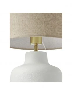Westwing Collection Moderne Tischlampe Ike mit Betonfu&szlig;, Ø 28 x H 45 cm -Leuchten Verkaufsladen Moderne Tischlampe Ike mit Betonfuss 5