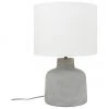 Westwing Collection Moderne Tischlampe Ike mit Betonfu&szlig;, Ø 30 x H 45 cm -Leuchten Verkaufsladen Moderne Tischlampe Ike mit Betonfuss 6