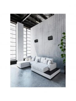 Moderne Wandleuchte Geo Maxi in Schwarz, B 20 x H 10 cm 8 Moderne Wandleuchte Geo Maxi in Schwarz, B 20 x H 10 cm -Leuchten Verkaufsladen Moderne Wandleuchte Geo Maxi in Schwarz 1