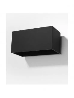 Moderne Wandleuchte Geo Maxi in Schwarz, B 20 x H 10 cm 10 Moderne Wandleuchte Geo Maxi in Schwarz, B 20 x H 10 cm -Leuchten Verkaufsladen Moderne Wandleuchte Geo Maxi in Schwarz 3