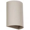 Westwing Collection Moderne Wandleuchte Hilko in Beige, B 19 x H 25 cm -Leuchten Verkaufsladen Moderne Wandleuchte Hilko in Beige