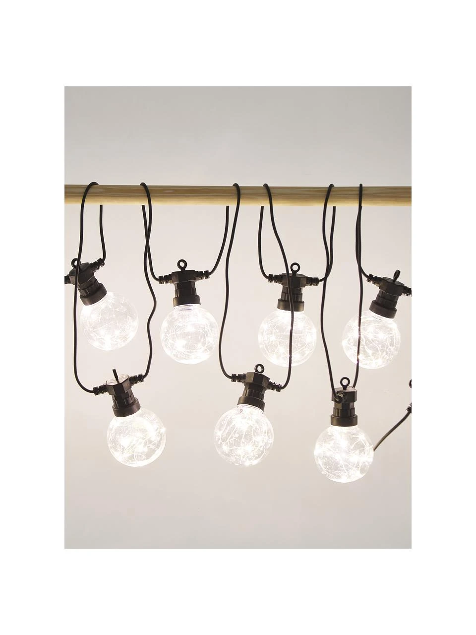 Outdoor LED-Lichterkette Crackle Chain, 750 cm, 10 Lampions, L 750 cm 5 Outdoor LED-Lichterkette Crackle Chain, 750 cm, 10 Lampions, L 750 cm – Bild 3