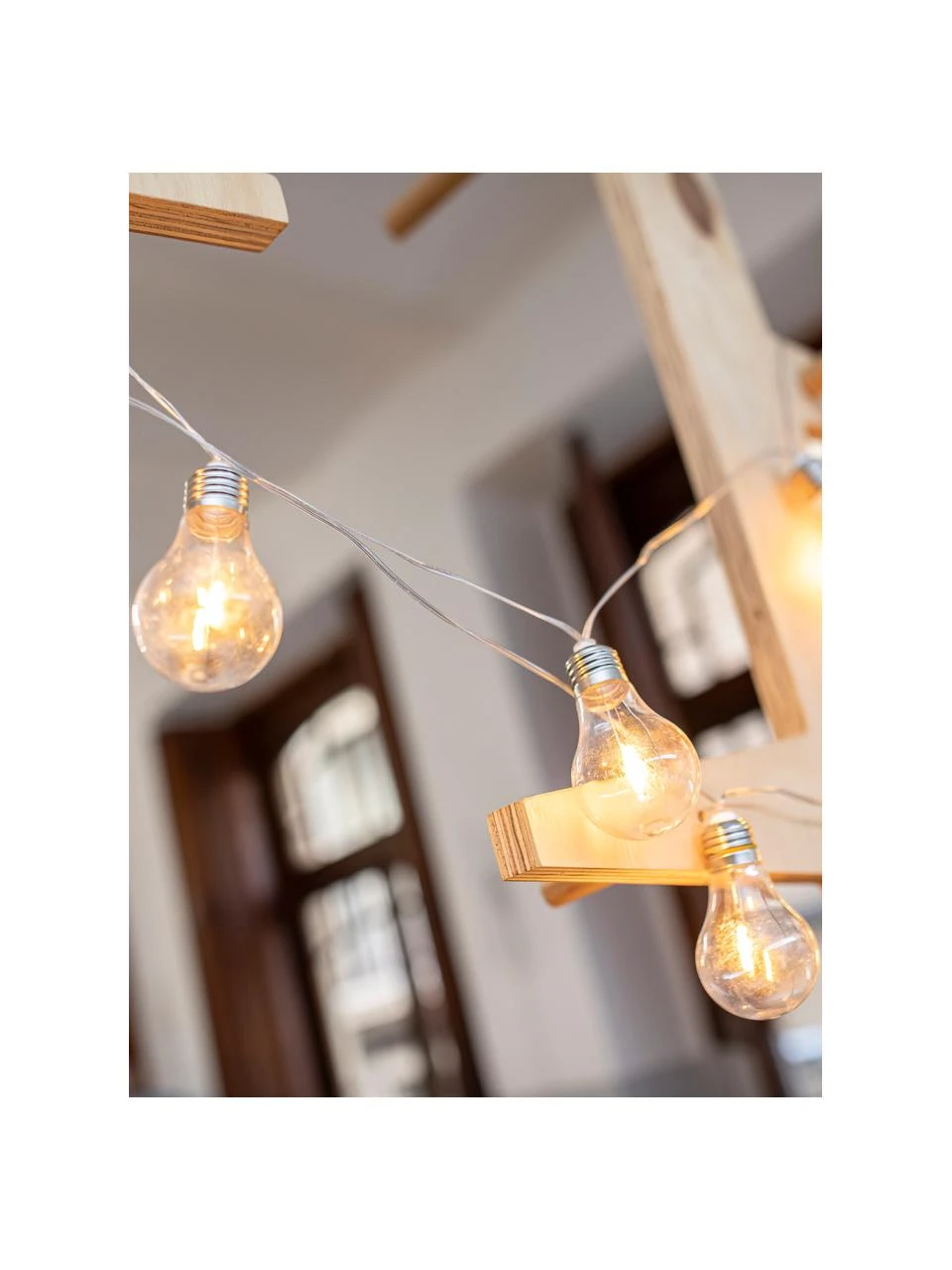 Outdoor LED-Lichterkette Stella, 450 cm, 10 Lampions, L 450 cm 4 Outdoor LED-Lichterkette Stella, 450 cm, 10 Lampions, L 450 cm – Bild 2