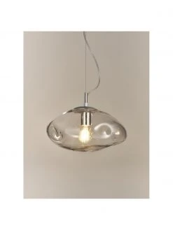 Westwing Collection Pendelleuchte Amora aus transparentem Glas, Ø 35 x H 20 cm -Leuchten Verkaufsladen Pendelleuchte Amora aus transparentem Glas 10