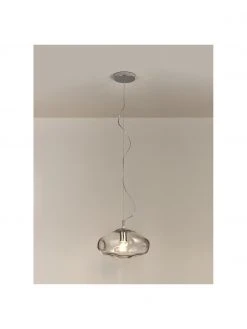 Westwing Collection Pendelleuchte Amora aus transparentem Glas, Ø 35 x H 20 cm -Leuchten Verkaufsladen Pendelleuchte Amora aus transparentem Glas 11