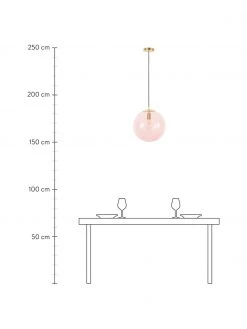 Westwing Collection Pendelleuchte Bao aus Glas, Ø 35 cm -Leuchten Verkaufsladen Pendelleuchte Bao aus Glas 14