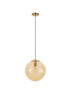 Westwing Collection Pendelleuchte Bao aus Glas, Ø 35 cm -Leuchten Verkaufsladen Pendelleuchte Bao aus Glas 3