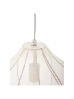 Westwing Collection Pendelleuchte Beau aus Netzstoff in Cremefarben, Ø 40 x H 40 cm -Leuchten Verkaufsladen Pendelleuchte Beau aus Netzstoff in Cremefarben 5