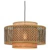 Pendelleuchte Bhutan aus Bambus, Ø 50 x H 30 cm -Leuchten Verkaufsladen Pendelleuchte Bhutan aus Bambus
