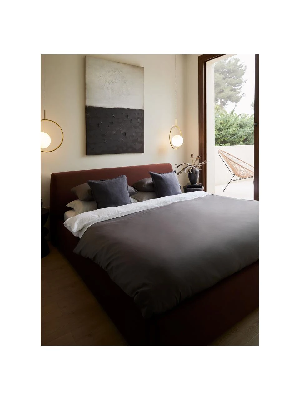 Westwing Collection Pendelleuchte Chloe aus Opalglas, B 40 x H 51 cm 5 Westwing Collection Pendelleuchte Chloe aus Opalglas, B 40 x H 51 cm – Bild 3