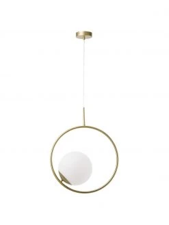 Westwing Collection Pendelleuchte Chloe aus Opalglas, B 40 x H 51 cm 12 Westwing Collection Pendelleuchte Chloe aus Opalglas, B 40 x H 51 cm -Leuchten Verkaufsladen Pendelleuchte Chloe aus Opalglas 4