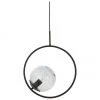 Westwing Collection Pendelleuchte Chloe aus Rauchglas, B 40 x H 51 cm