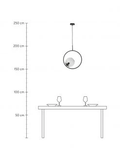 Westwing Collection Pendelleuchte Chloe aus Rauchglas, B 40 x H 51 cm -Leuchten Verkaufsladen Pendelleuchte Chloe aus Rauchglas 3