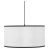 Westwing Collection Pendelleuchte Claudette mit Leinenschirm, Ø 50 x H 25 cm