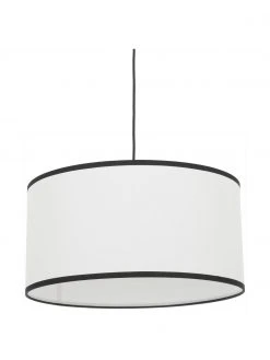 Westwing Collection Pendelleuchte Claudette mit Leinenschirm, Ø 50 x H 25 cm -Leuchten Verkaufsladen Pendelleuchte Claudette mit Leinenschirm 2