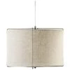 Westwing Collection Pendelleuchte Clouds aus Leinen in Beige, Ø 50 x H 29 cm -Leuchten Verkaufsladen Pendelleuchte Clouds aus Leinen in Beige