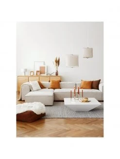 Westwing Collection Pendelleuchte Clouds aus Leinen in Beige, Ø 30 x H 30 cm -Leuchten Verkaufsladen Pendelleuchte Clouds aus Leinen in Beige 8