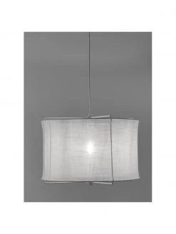 Westwing Collection Pendelleuchte Clouds aus Leinen in Weiß, Ø 50 x H 29 cm 13 Westwing Collection Pendelleuchte Clouds aus Leinen in Weiß, Ø 50 x H 29 cm -Leuchten Verkaufsladen Pendelleuchte Clouds aus Leinen in Weiss 5