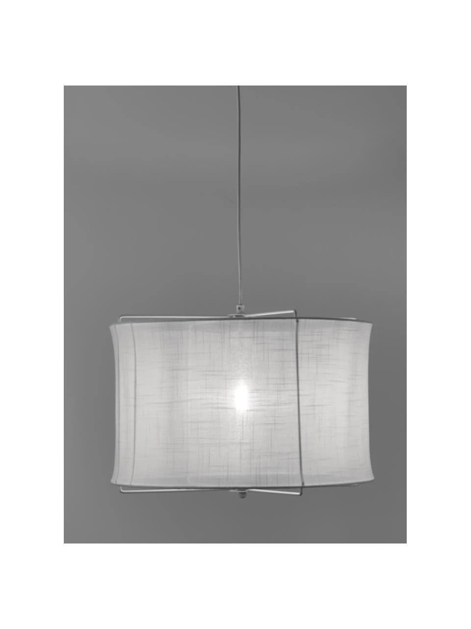 Westwing Collection Pendelleuchte Clouds aus Leinen in Weiß, Ø 50 x H 29 cm 8 Westwing Collection Pendelleuchte Clouds aus Leinen in Weiß, Ø 50 x H 29 cm – Bild 6