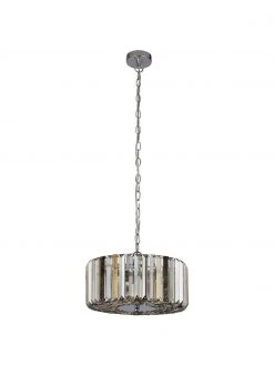 Searchlight Pendelleuchte Crystals aus Glas, Ø 35 x H 15 cm -Leuchten Verkaufsladen Pendelleuchte Crystals aus Glas 2