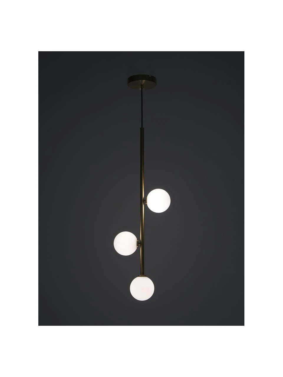 Westwing Collection Pendelleuchte Emily aus Opalglas, B 30 x H 90 cm 8 Westwing Collection Pendelleuchte Emily aus Opalglas, B 30 x H 90 cm – Bild 6