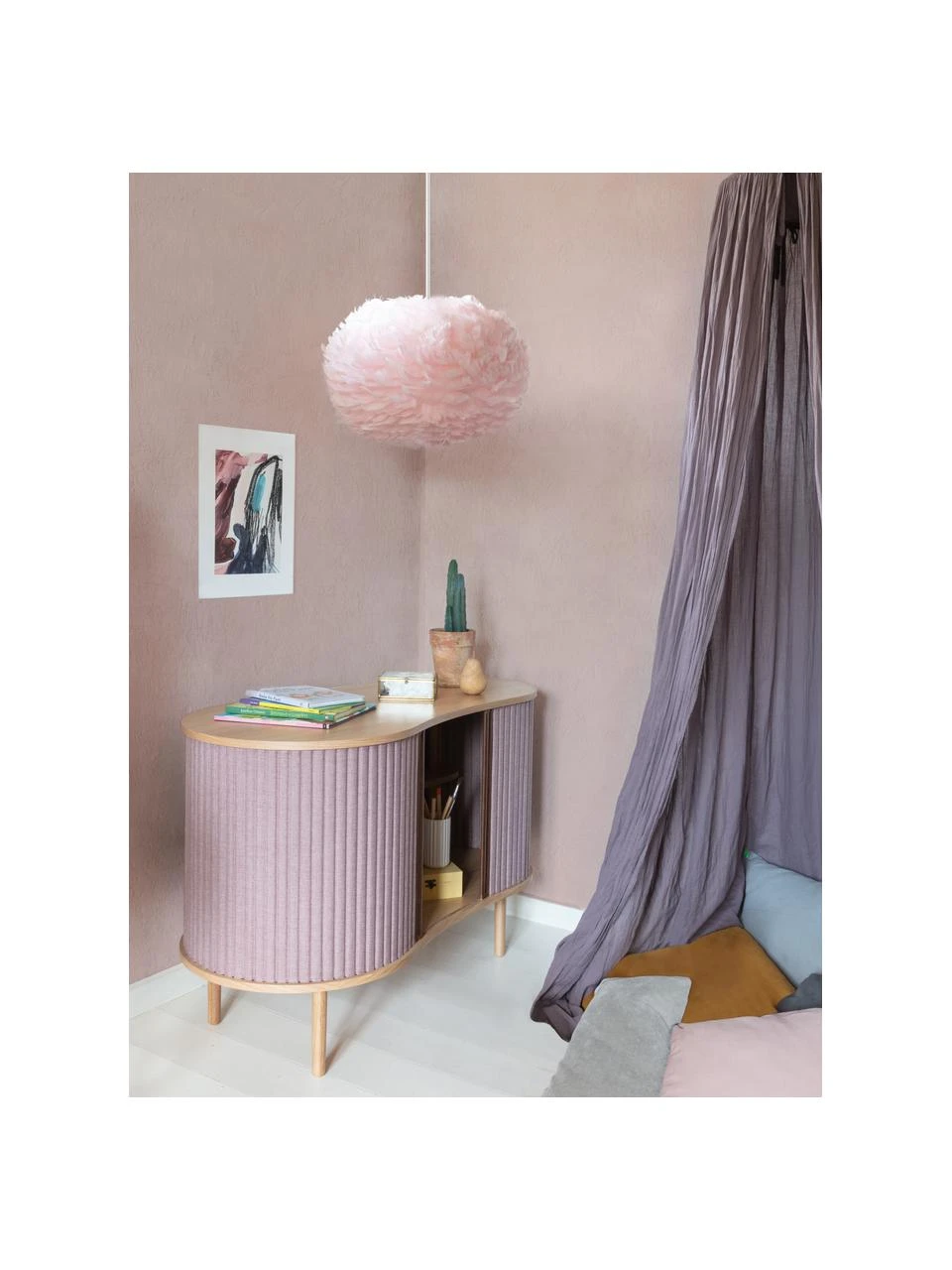 Umage Pendelleuchte Eos aus Federn, Ø 45 x H 30 cm 4 Umage Pendelleuchte Eos aus Federn, Ø 45 x H 30 cm – Bild 2