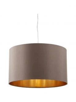 Pendelleuchte Jamie mit Gold-Dekor, Ø 38 x H 23 cm