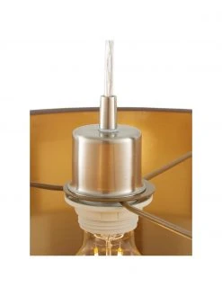 Pendelleuchte Jamie mit Gold-Dekor, Ø 38 x H 23 cm -Leuchten Verkaufsladen Pendelleuchte Jamie mit Gold Dekor 17