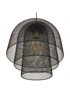 Westwing Collection Pendelleuchte Louie aus Metall, Ø 40 x H 43 cm -Leuchten Verkaufsladen Pendelleuchte Louie aus Metall 4