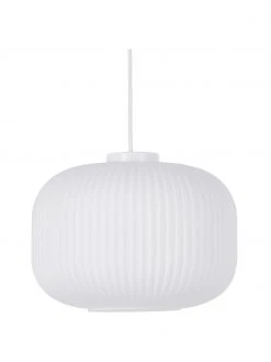 Nordlux Pendelleuchte Milford aus Opalglas, Ø 30 x H 28 cm