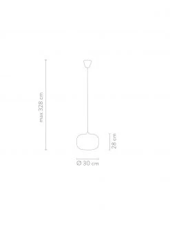 Nordlux Pendelleuchte Milford aus Opalglas, Ø 30 x H 28 cm -Leuchten Verkaufsladen Pendelleuchte Milford aus Opalglas 3