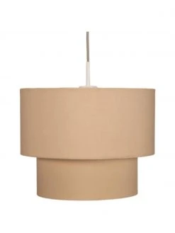 Pauleen Pendelleuchte Soft Shine in Beige, Ø 32 x H 25 cm