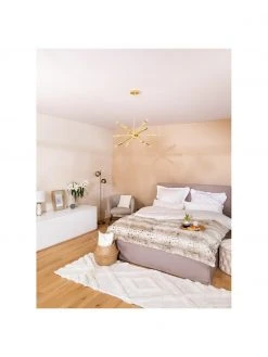 Westwing Collection Pendelleuchte Spike in Gold, Ø 50 cm 10 Westwing Collection Pendelleuchte Spike in Gold, Ø 50 cm -Leuchten Verkaufsladen Pendelleuchte Spike in Gold 2