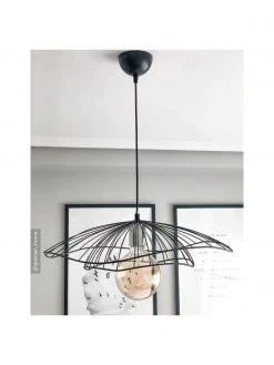 Pendelleuchte Tel aus Metall, Ø 50 x H 14 cm -Leuchten Verkaufsladen Pendelleuchte Tel aus Metall 5