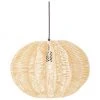 Westwing Collection Pendelleuchte Ufe aus Rattan, Ø 50 x H 38 cm -Leuchten Verkaufsladen Pendelleuchte Ufe aus Rattan