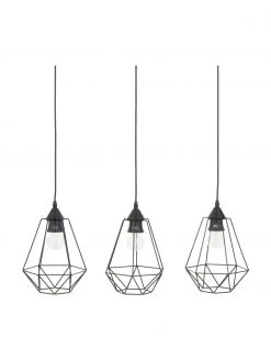Westwing Collection Pendelleuchte Wire im Industrial-Style, B 75 x H 25 cm