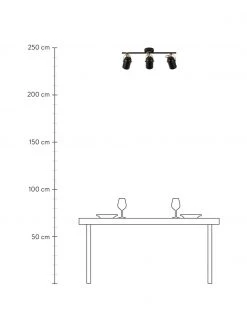 Nordlux Retro-Deckenstrahler Lotus, B 58 x H 20 cm 9 Nordlux Retro-Deckenstrahler Lotus, B 58 x H 20 cm -Leuchten Verkaufsladen Retro Deckenstrahler Lotus 2