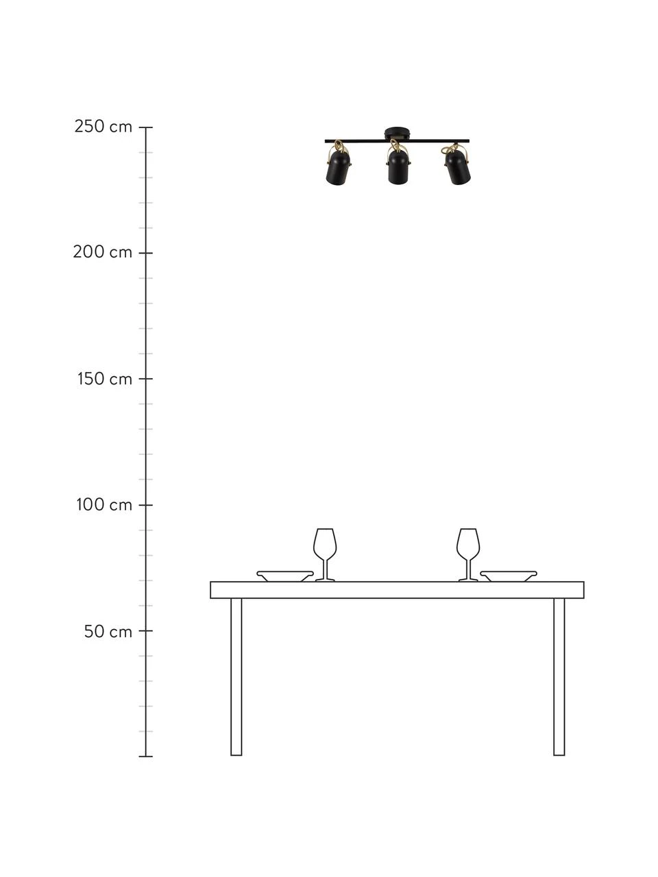 Nordlux Retro-Deckenstrahler Lotus, B 58 x H 20 cm 5 Nordlux Retro-Deckenstrahler Lotus, B 58 x H 20 cm – Bild 3