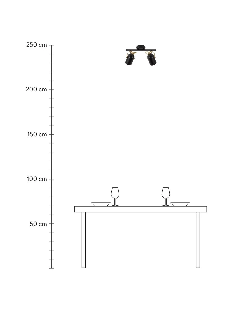 Nordlux Retro-Deckenstrahler Lotus, B 35 x H 19 cm 5 Nordlux Retro-Deckenstrahler Lotus, B 35 x H 19 cm – Bild 3