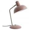 Retro-Schreibtischlampe Hood in Altrosa, B 20 x H 38 cm