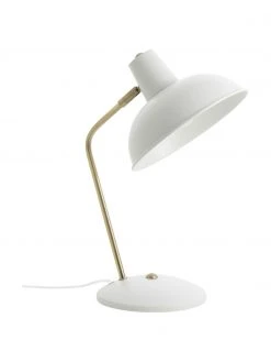 Retro-Schreibtischlampe Hood in Wei&szlig;, B 20 x H 38 cmNur noch wenige verfügbar