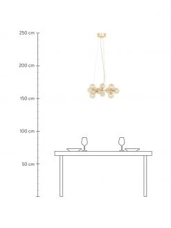 By Rydens Runde Glaskugel Pendelleuchte Splendor, Ø 58 x H 22 cm -Leuchten Verkaufsladen Runde Glaskugel Pendelleuchte Splendor 3