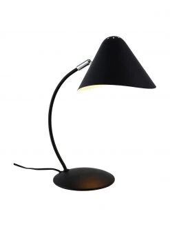 Schreibtischlampe Nathan in Schwarz, T 32 x H 40 cm -Leuchten Verkaufsladen Schreibtischlampe Nathan in Schwarz 3