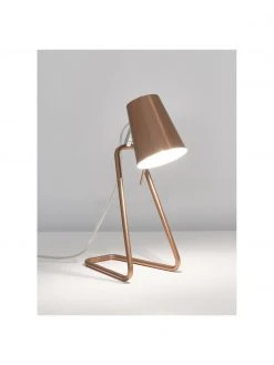Schreibtischlampe Zet in Kupfer, B 16 x H 35 cm -Leuchten Verkaufsladen Schreibtischlampe Zet in Kupfer 3