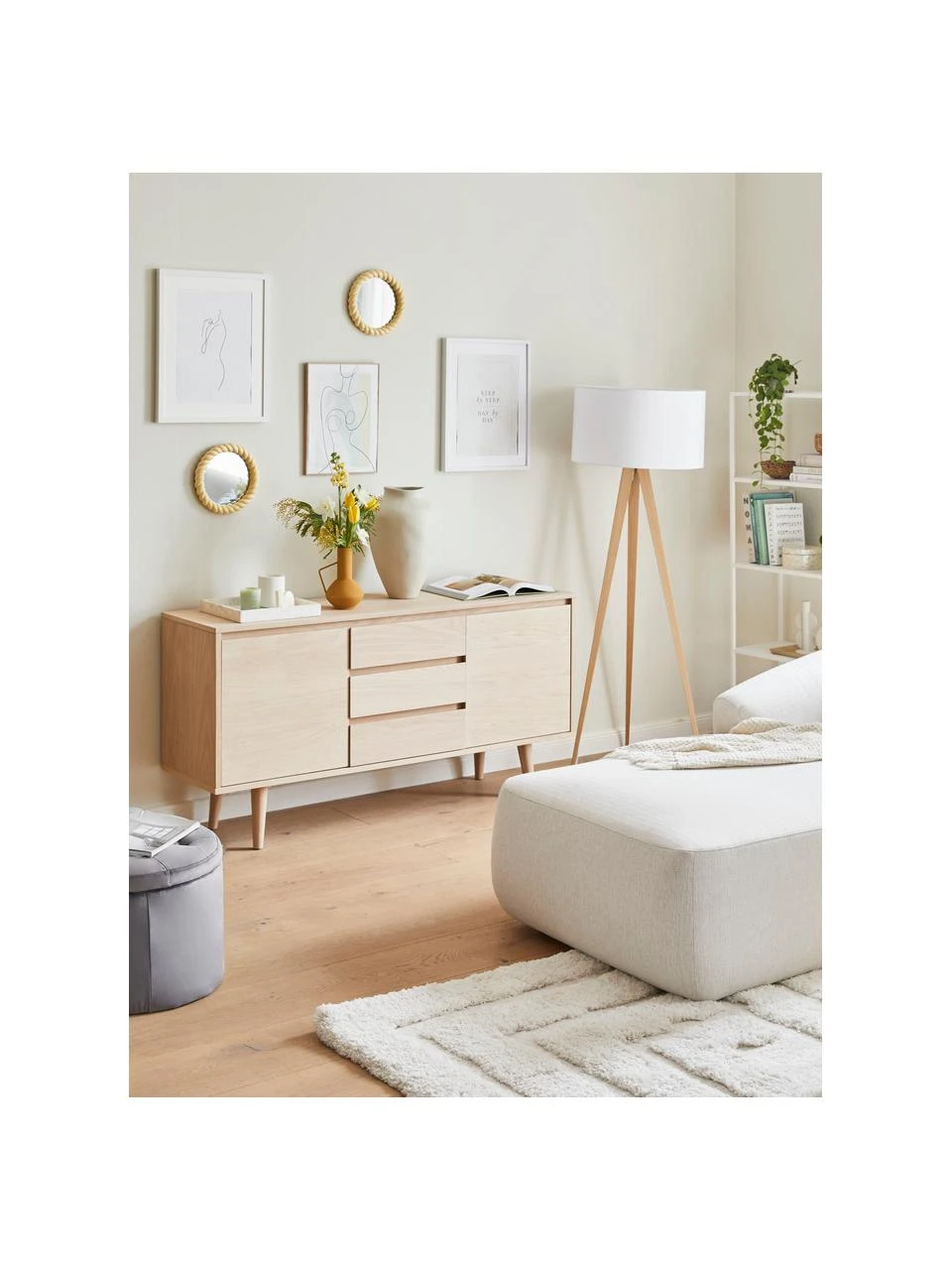 Westwing Collection Skandi-Tripod Stehlampe Jake, ∅ 50 x H 154 cm 5 Westwing Collection Skandi-Tripod Stehlampe Jake, ∅ 50 x H 154 cm – Bild 3