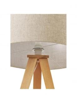 Westwing Collection Skandi-Tripod Stehlampe Jake aus Massivholz, Ø 60 cm, H 150 cm -Leuchten Verkaufsladen Skandi Tripod Stehlampe Jake aus Massivholz 2