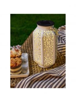 Pauleen Solar Au&szlig;enleuchte Sunshine Kiss in Wei&szlig;, Ø 13 x H 22 cm -Leuchten Verkaufsladen Solar Aussenleuchte Sunshine Kiss in Weiss 1